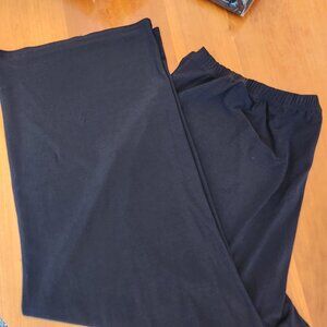 TravelSmith Black Wide Leg Pants